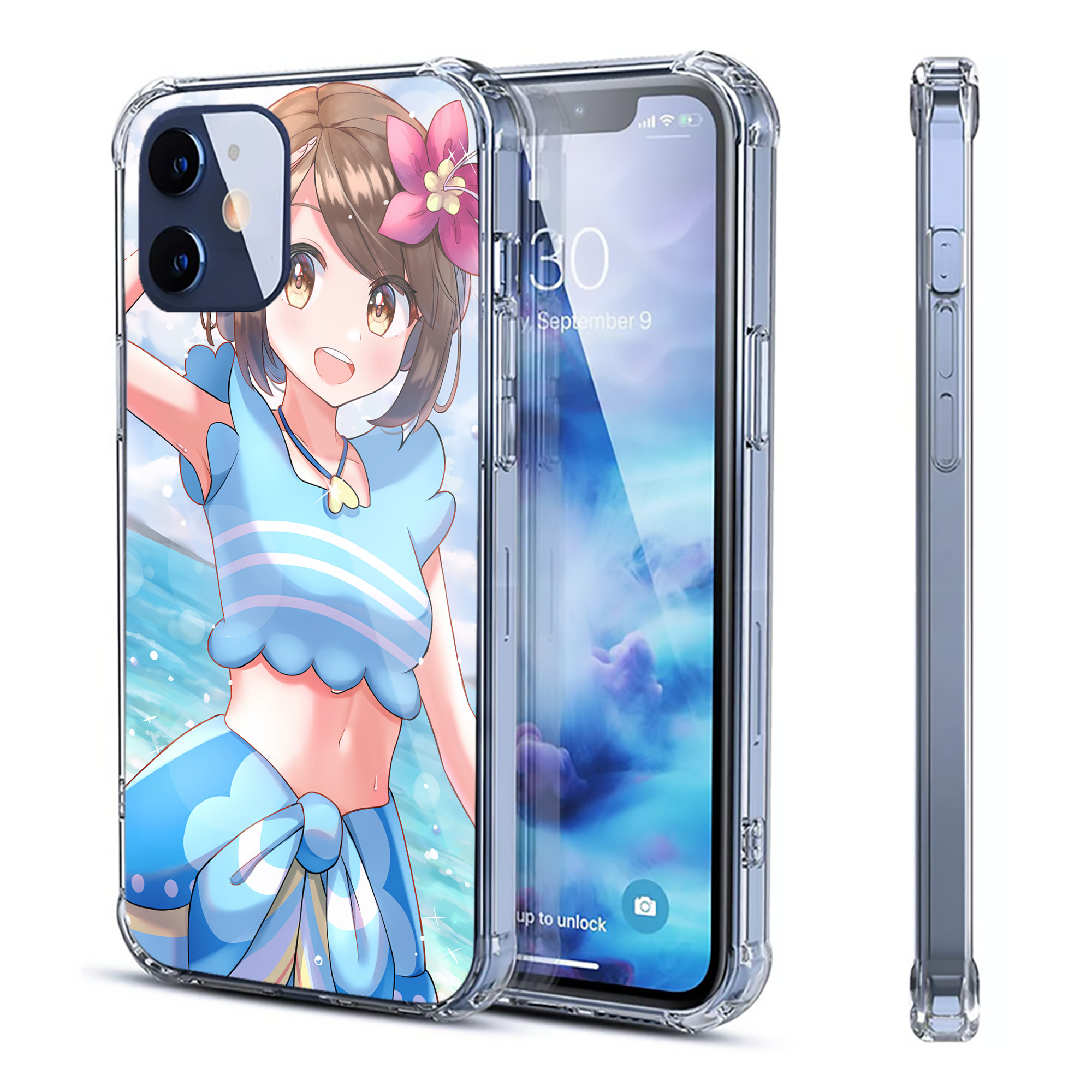 （画像用） ポケットモンスター Pokémon 【iPhone 12シリーズ対応】透明スマホケース（クリアソフトケース）